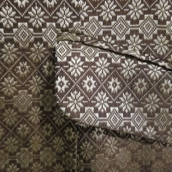 Azada By Tara Haggiag 100% Silk Jacket Made Italy - Picture 8 of 8